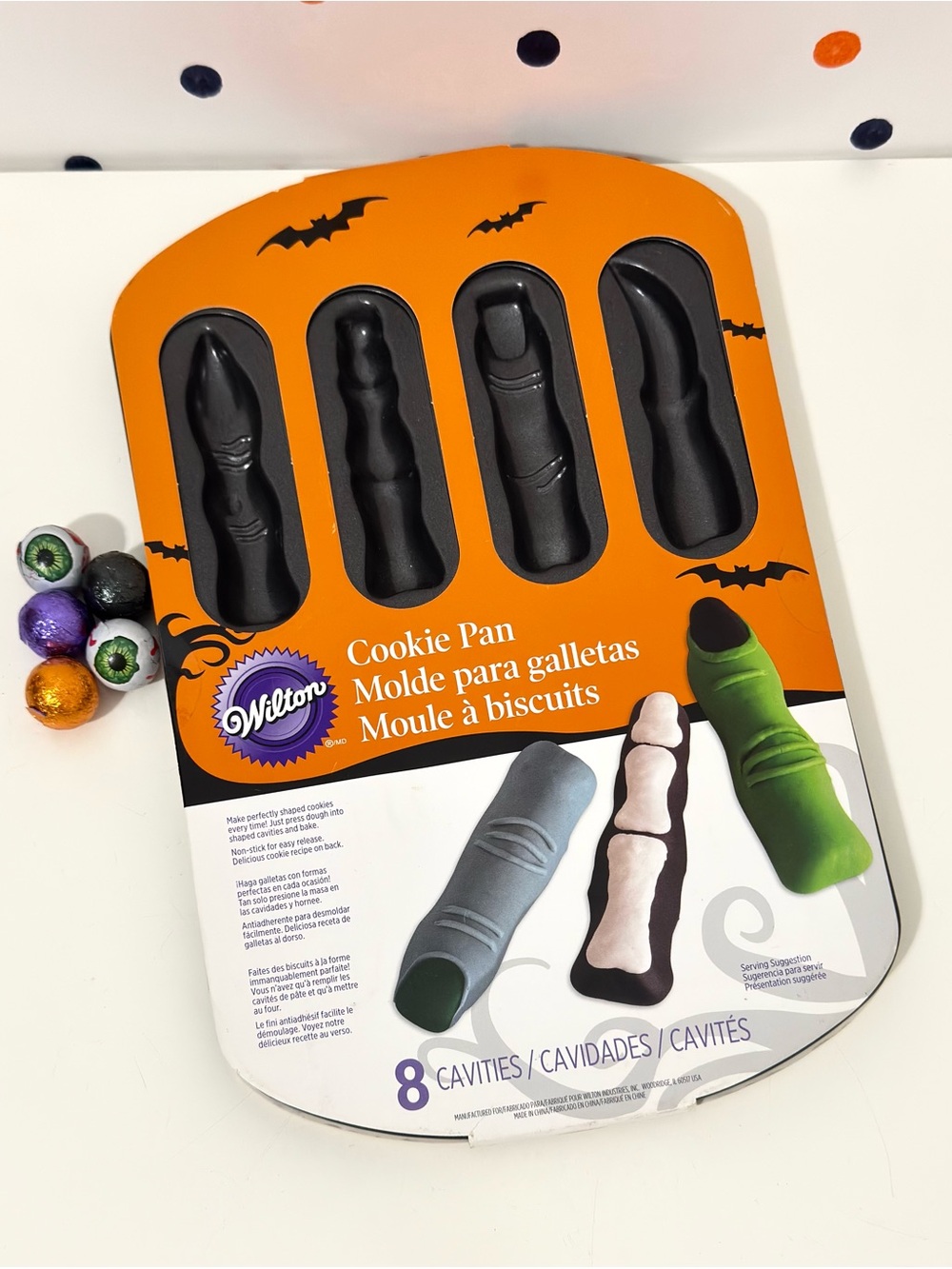 Wilton Halloween Witch & Monster Fingers Cookie Pan